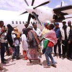 Qaar kamid ah dadkii laga soo masaafuriyey laascaanood oo gaaray Baydhabo.