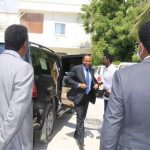 Wasiirka Amiga oo ka qeyb galay shir todobaadlaha ee Hey’adda Socdaaka. Shirka hay'adda socdalka