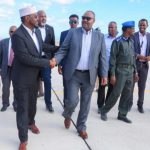 Madaxweynaha Jubbaland oo gaaray Magaalada Garoowe Madaxweynayaasha Jubbaland iyo Puntland