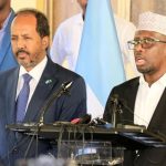 Xasan Sheekh iyo Sheekh Shariif oo ka hadlay qaraxii maanta ka dhacay Muqdisho