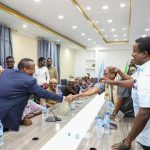 Madaxweyne Guudlaawe oo kulamo ka wadda Magaalada Beledweyne