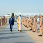 Madaxweyne Xasan Sheekh oo kulamo la qaadanaya madaxda Imaaradka Carabta