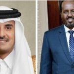 Madaxweyne Xasan Sheekh oo wada-hadalladii ugu horreeyay la yeeshay Amiirka dalka Qatar