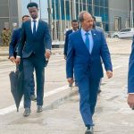 Madaxweyne Xasan Sheekh oo saakay ka shafay Garoonka Aadan Cade