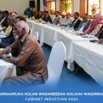 Pro. Jawaari oo lagu dhex arkay kulan maantii labaad golaha wasiirada ugu socda Muqdisho