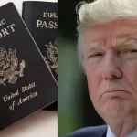 Donald Trump oo laga qaaday Baasaboorkii Maraykanka.