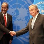 Madaxweyne Xasan Sheekh oo kulan gaar ah la yeeshay xoghayaha Qaramada Midoobay