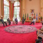 MW Xasan Sheekh oo Uganda uga qeyb-galay shir madaxeedka dalalka ciidamada ee AUSSOM