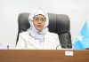 Sacdiya Yaasiin oo noqotay Haweeneydii u horreysay ee noqota Ku-simaha Madaxweynaha Soomaaliya