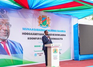 Cali Guudlaawe oo soo jeediyay in Hawiye la siiyo madaxweyne ku-xigeenka K/Galbeed